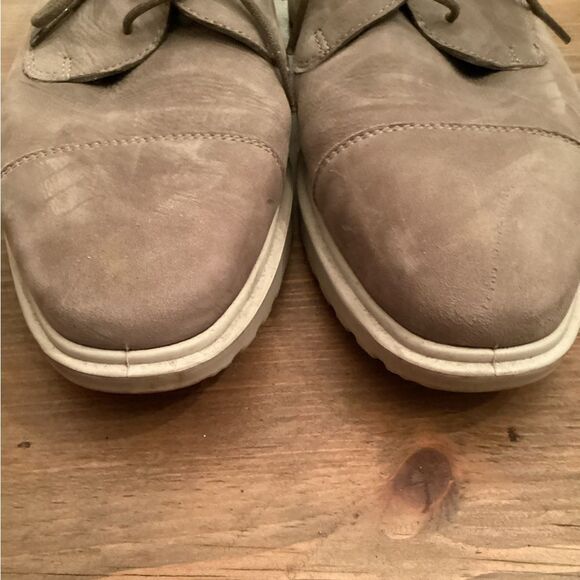 ECCO CS20 HYBRID  LEATHER OXFORD MOON ROCK CASHMERE EU 43 9-9.5 US LACE UP - Picture 7 of 10